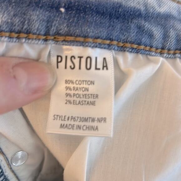 NWT Pistola Arielle skinny scissor cut hem jeans in No Pressure wash - Picture 9 of 12